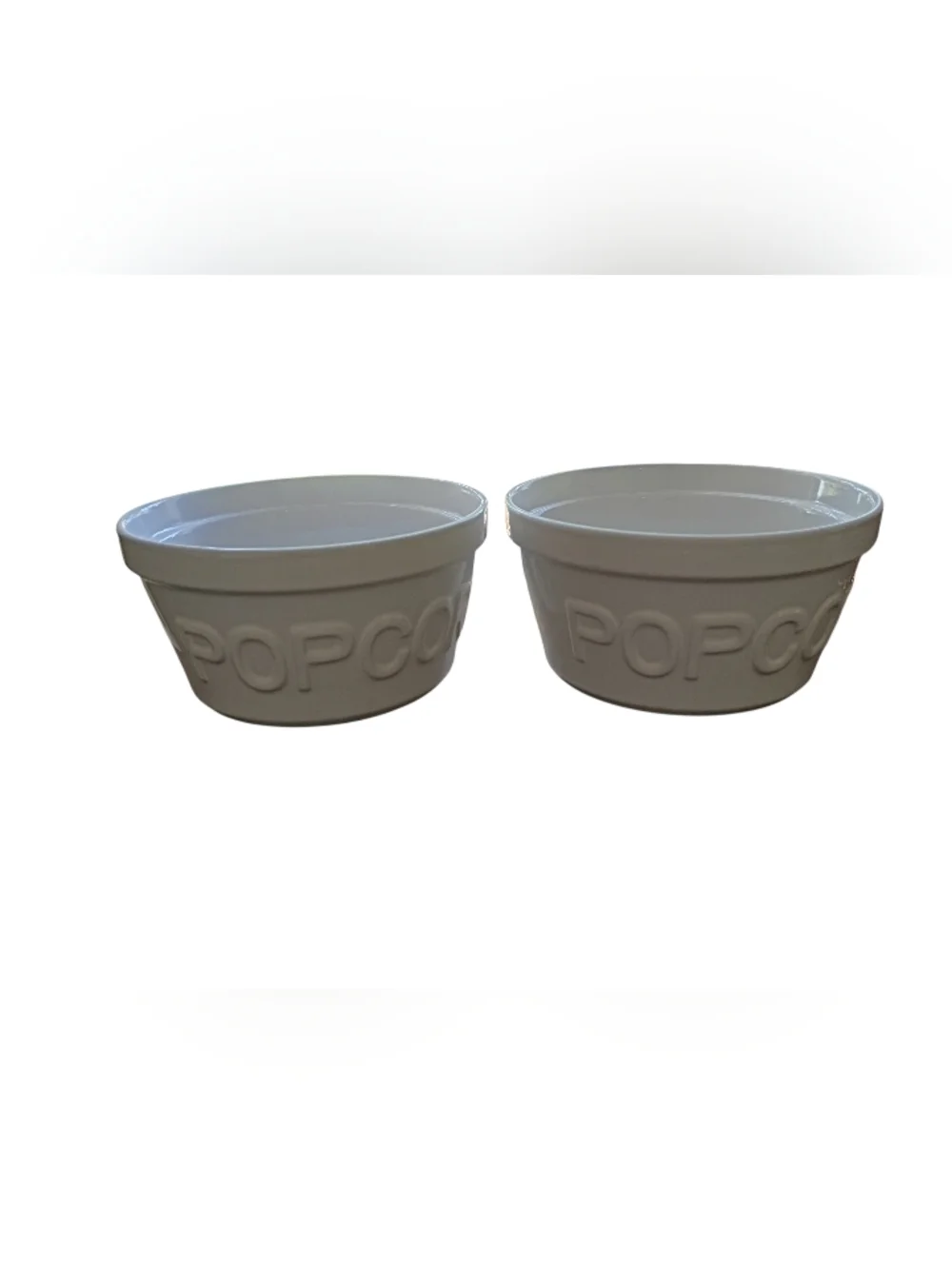 Tabletops Gallery Ceramic 18-20 Oz Popcorn Bowls Set Of 2